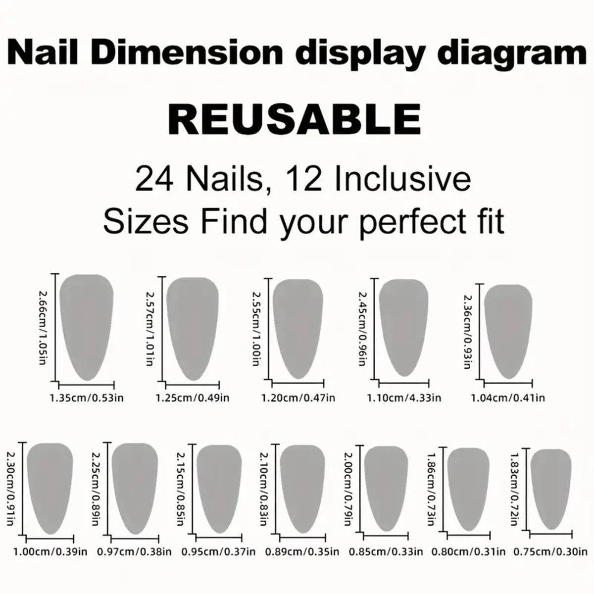 Pink French Almond Press-On Nails | Skelblum