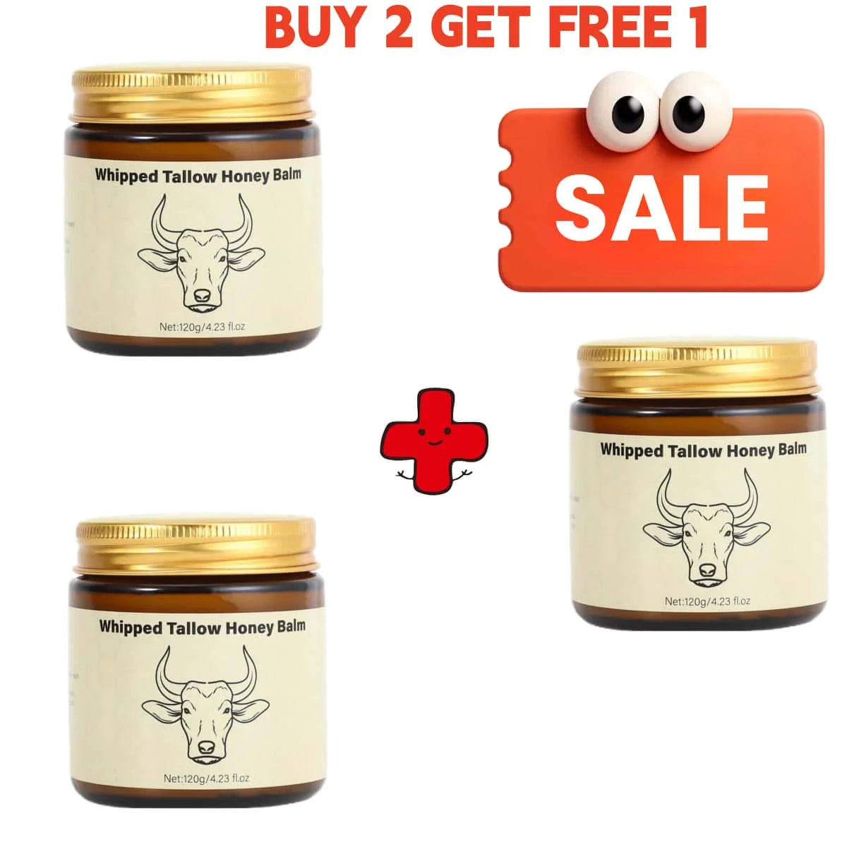 Beef Tallow Honey Cream