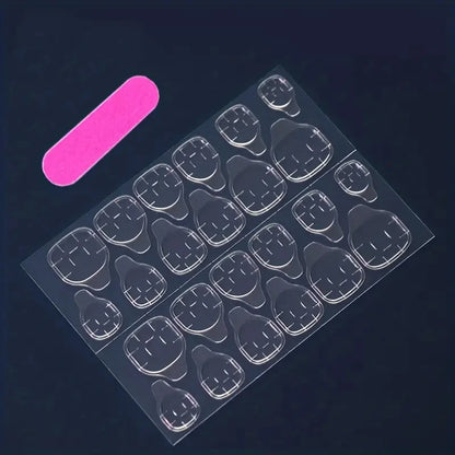 Pink French Almond Press-On Nails | Skelblum