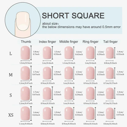 Pink Cat Eye Press-On Nails Set | Skelblum